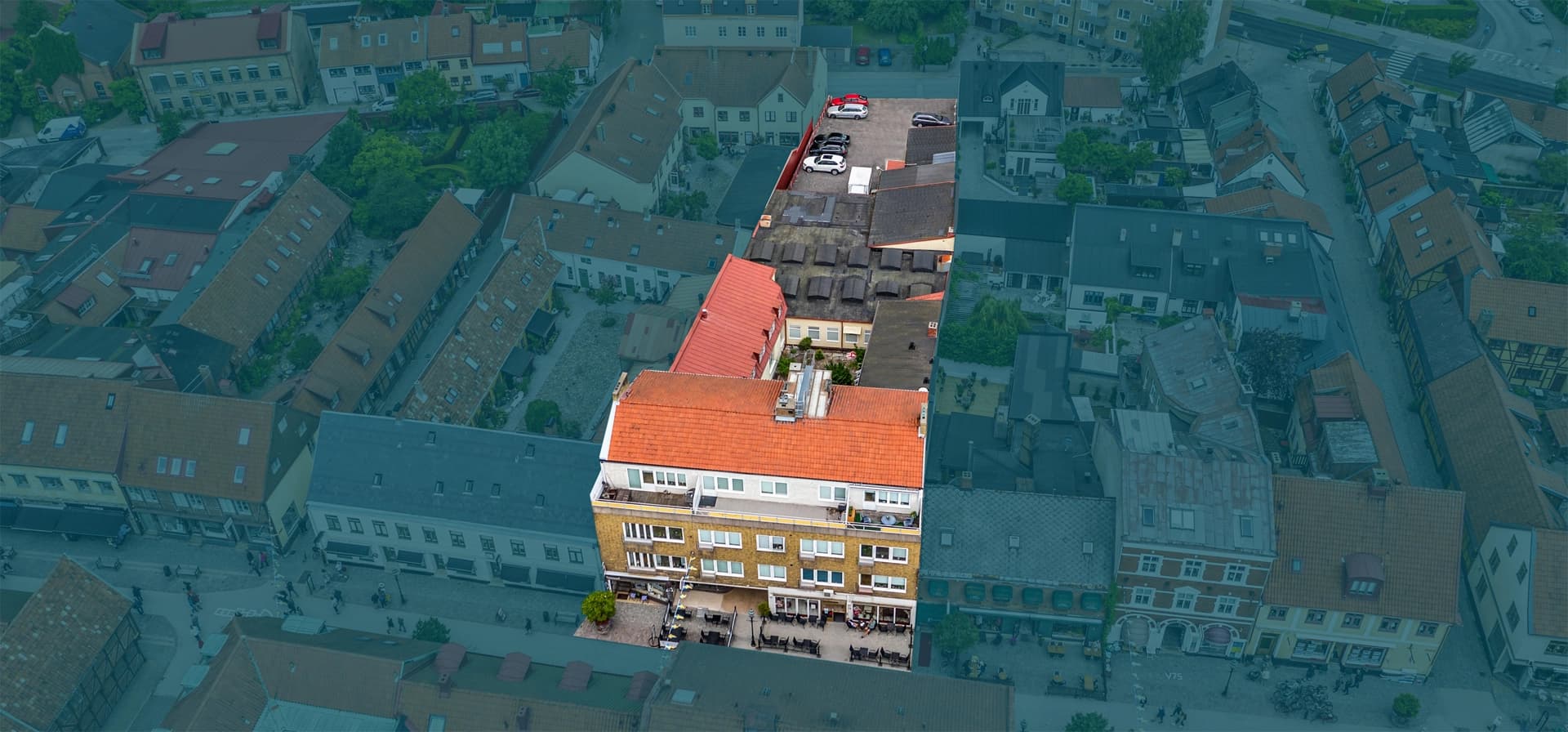 Birdseye view of property in Ystad